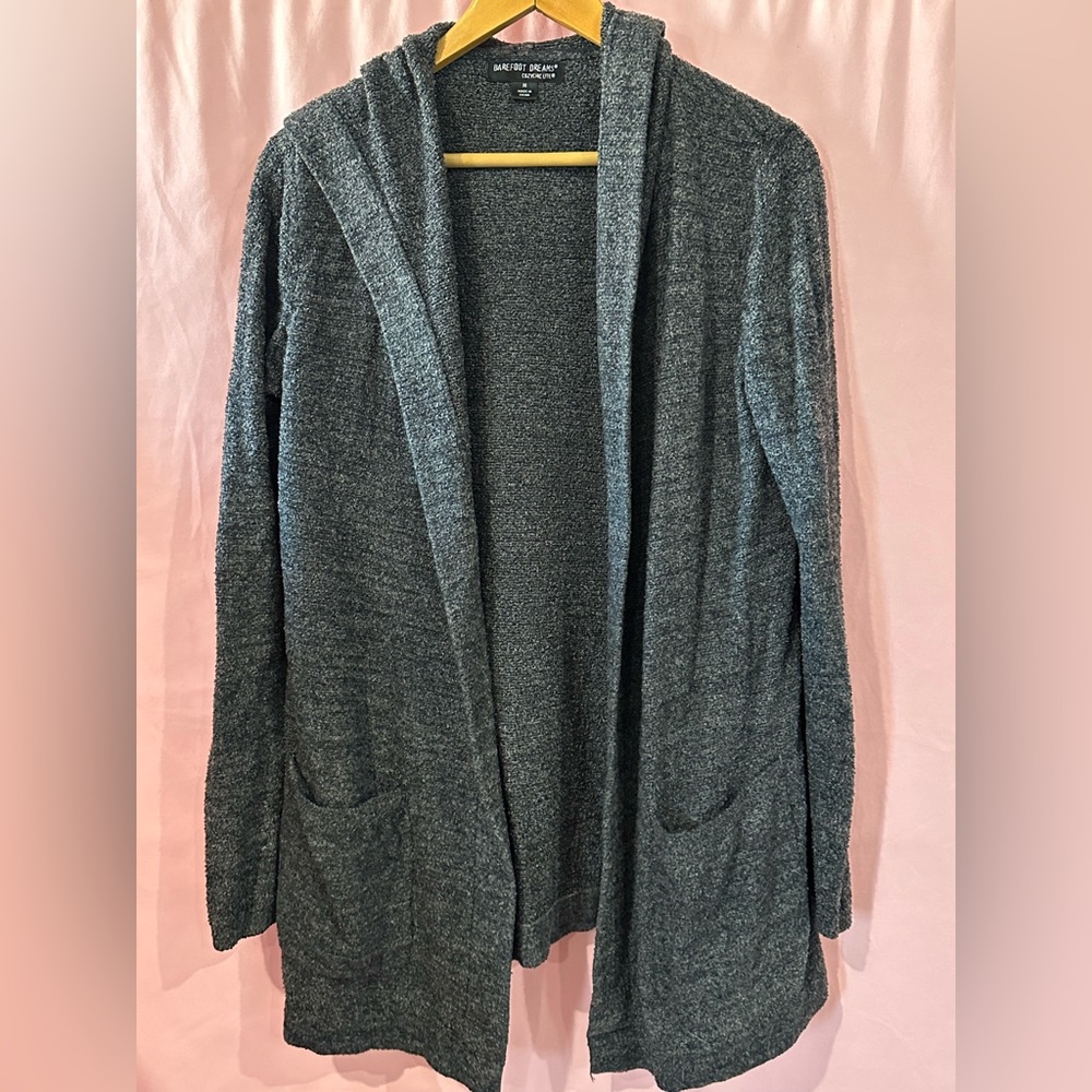 Barefoot Dreams Cozy Chic Lite open Cardigan- Sz Medium - Picture 2 of 12